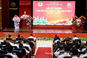 Công an tỉnh Lạng Sơn kỷ niệm 70 năm Ngày truyền thống lực lượng Cảnh sát kinh tế